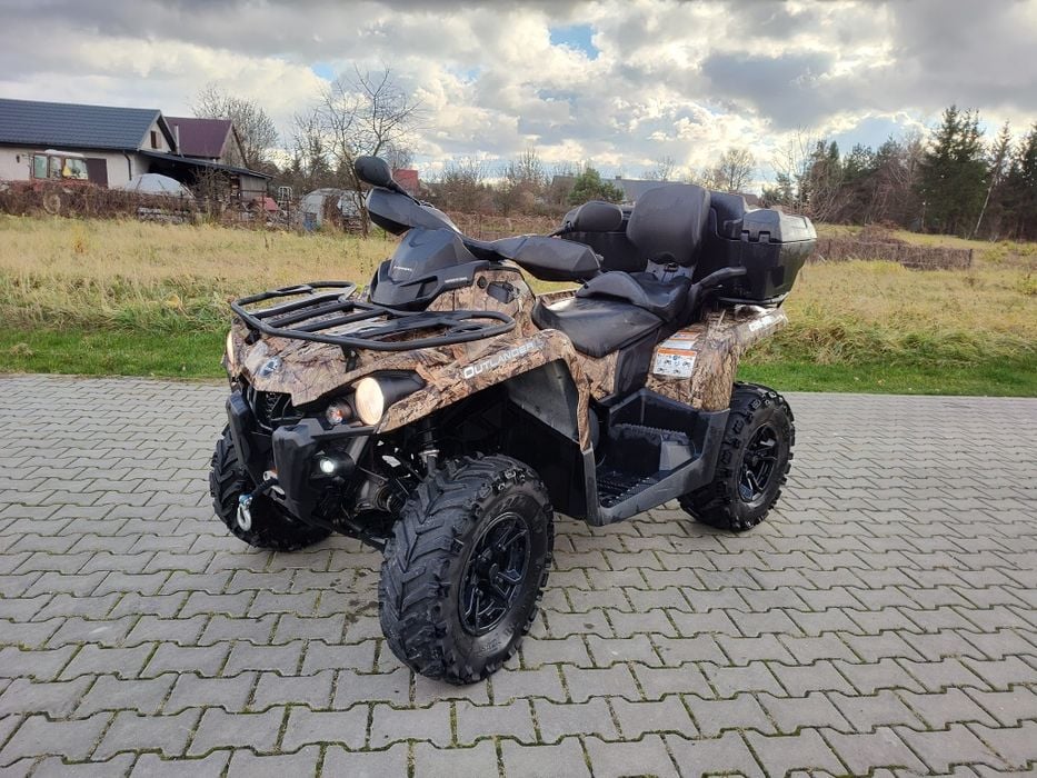 Can-Am Outlander Pro Max L Hunting Edition Mossy Oak hak wciągarka
