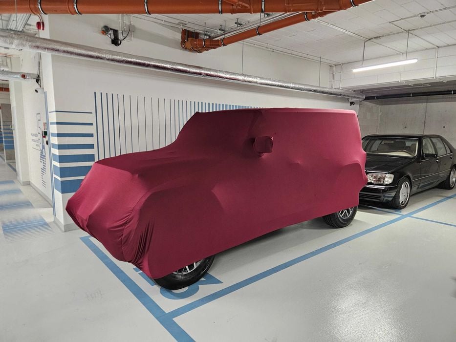 Pokrowiec garażowy Jeep Wrangler JL bordowy