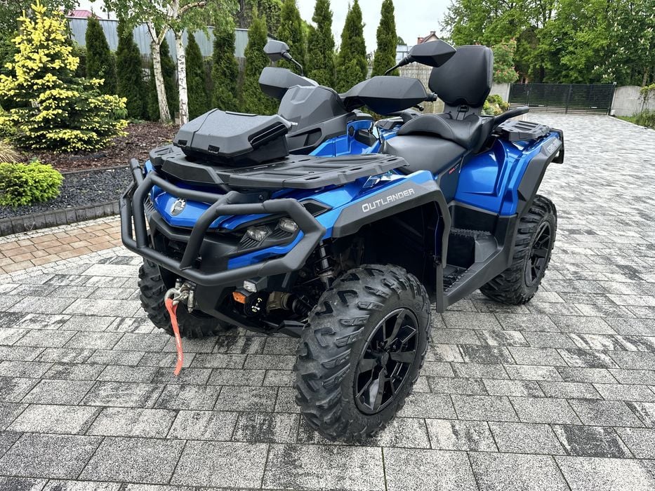 Quad CAN-AM Outlander 650 max XT lift - 2023r, 2cyl Rotax, ledy, zarejestrowany