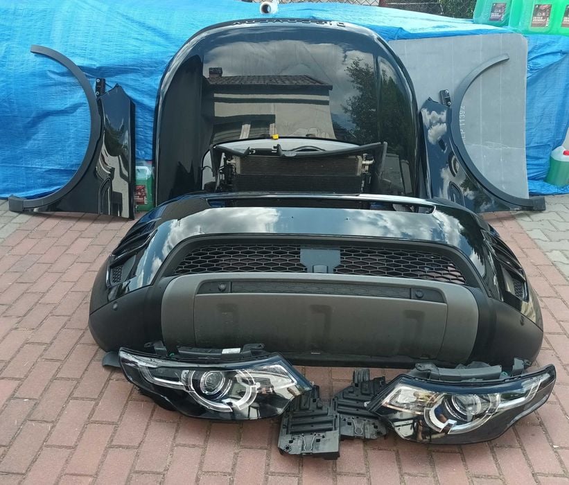 Maska zderzak lampy Chłodnice przód  Land Rover Discovery Sport l550