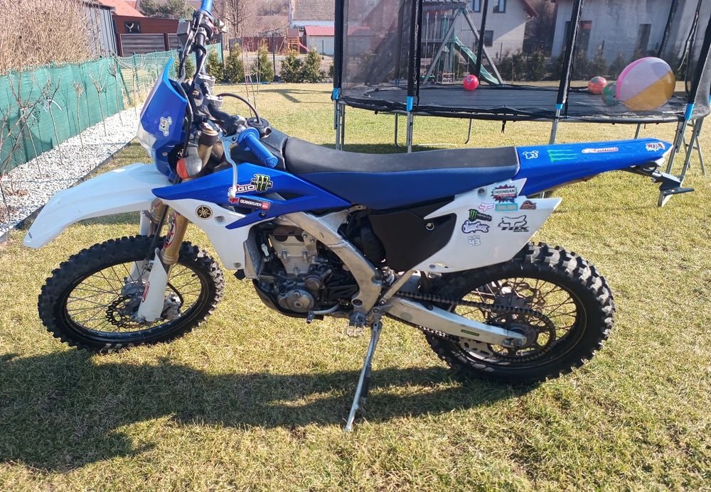 Yamaha wr 450 zarejestrowany