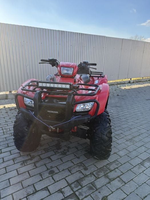 Honda Foreman TRX 500 4x4 + pług do odśnieżania