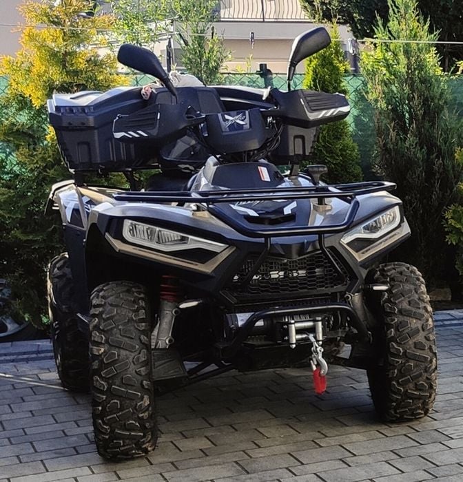 quad Linhai Promax 500 4x4 krajowy, 1700km, Kufer, Grzane manetki