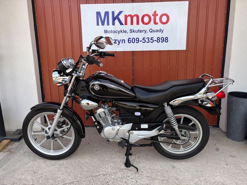 Yamaha YBR 125 Custom 13.000km - potwierdzone. Niemcy Transport Raty CBF125 CB125