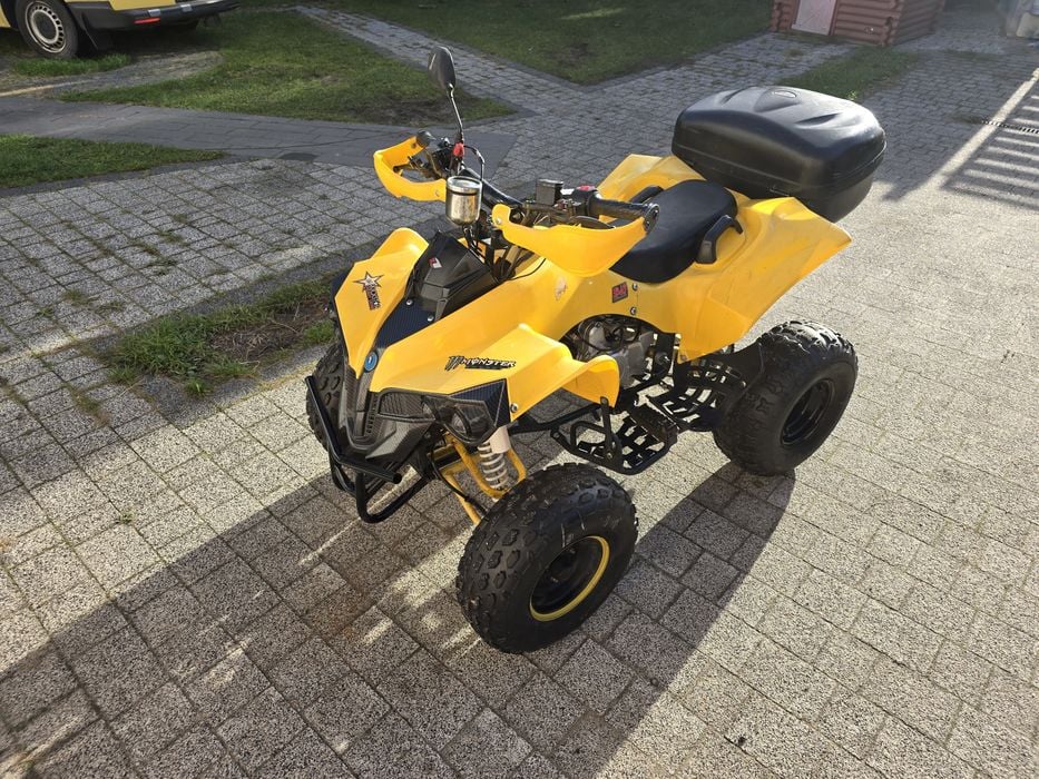 Quad 125 biegi 3+1, duża rama XL koła 8cali