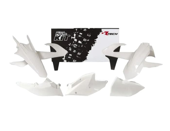 ZESTAW PLASTIKÓW RTECH BIANCO-NERO KTM EXC-F EXC TPI XC-W 125 500 17-19 KTM075W U-10