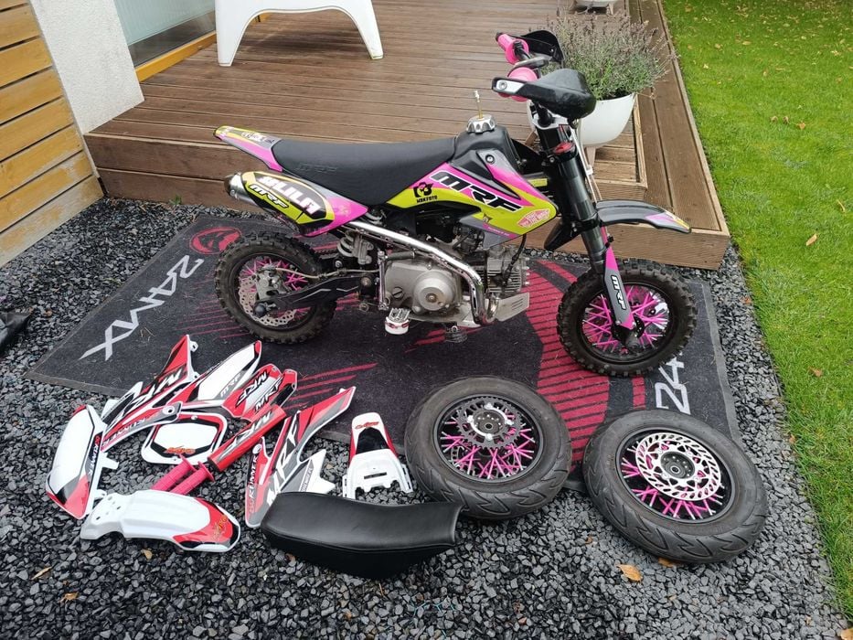 Pitbike mrf runner 80 supermoto gotowy do zawodów + koła cross