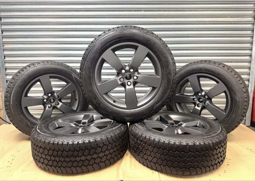 Nowe Koła Alufelgi Land Rover Defender 20” Goodyear All Terrain 255/60 Oryginał 5szt TPMS