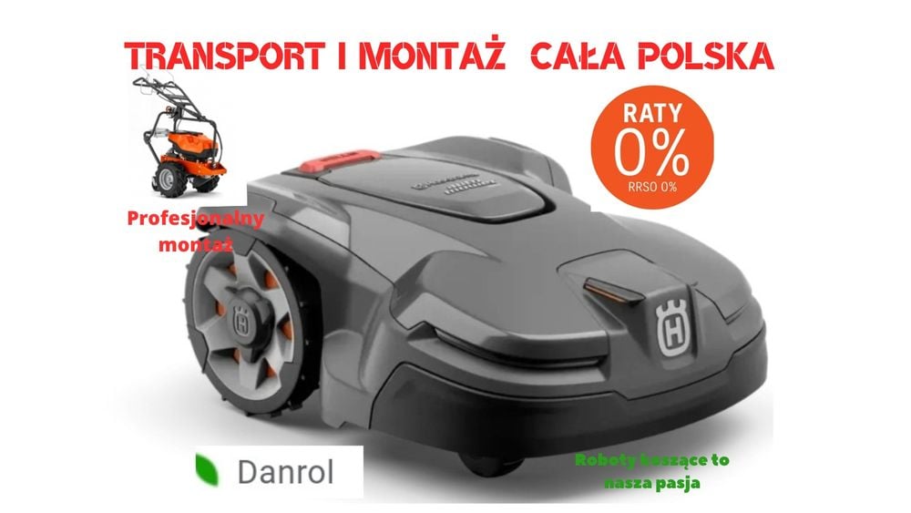 Robot Husqvarna 415X montaż robotów cała Polska