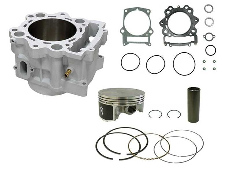 cylinder tłok uszczelki Yamaha raptor 700 rok 04-14