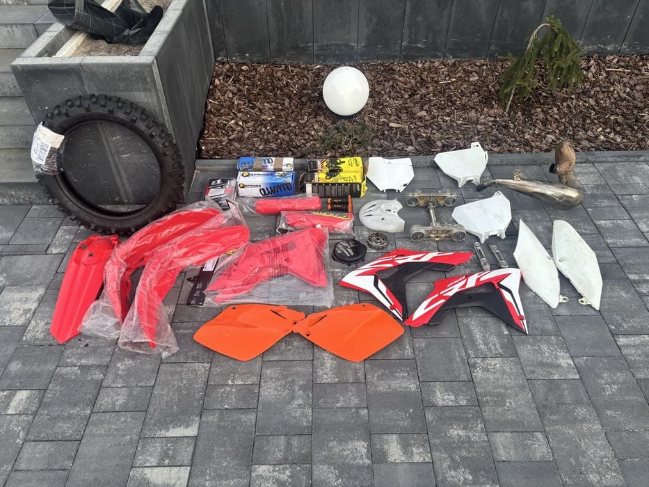 Części honda ktm plastiki crf exc sxf
