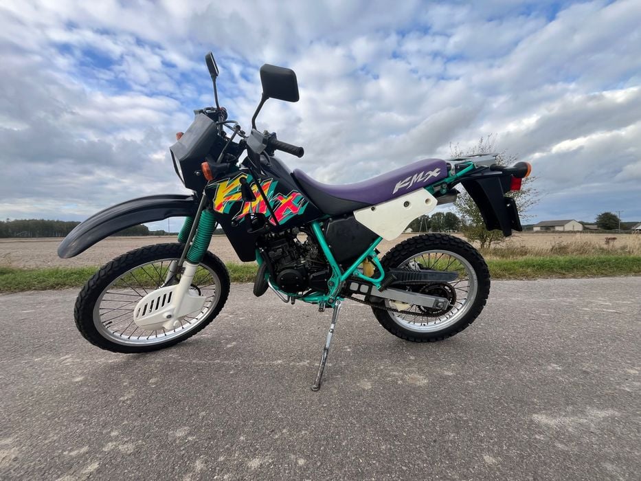 Kawasaki KMX 125 2T zarejestrowany po generalnym remoncie kat B