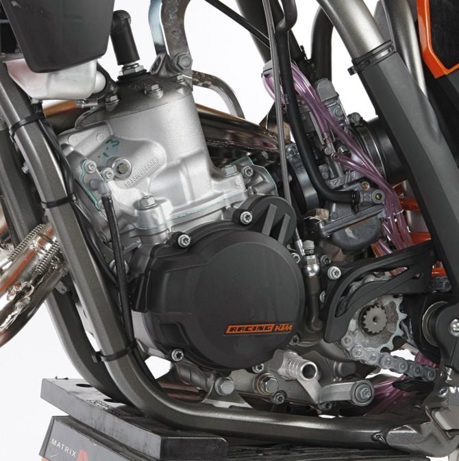 ktm sx 125 13r. silnik w czesciach kartery skrzynia wal kosz stator