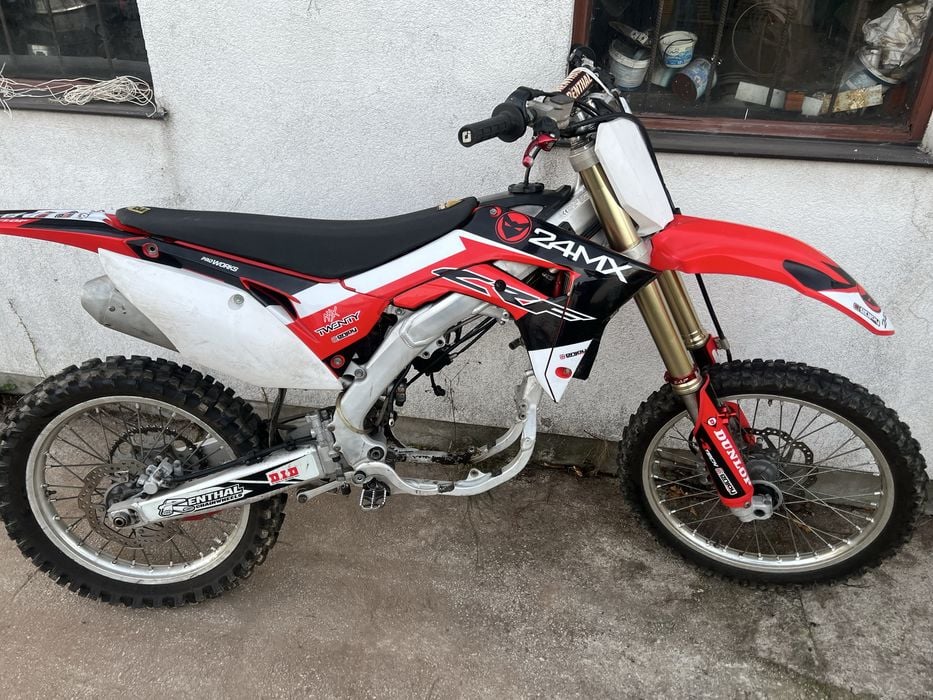 Honda crf 250 rok 2018 uszkodzona, rozrusznik