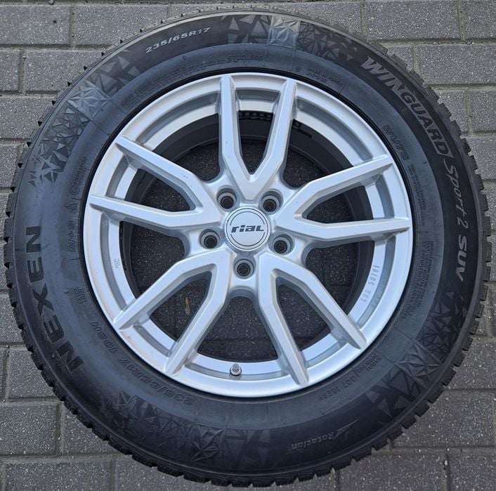 4x Felgi aluminiowe RIAL 7.5 x 17 5x114,3 ET48 Kia / Hyundai + TPMS