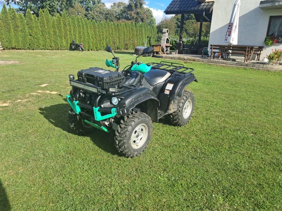 Yamaha grizzly 660 Doposażony, nowe opony, pług,