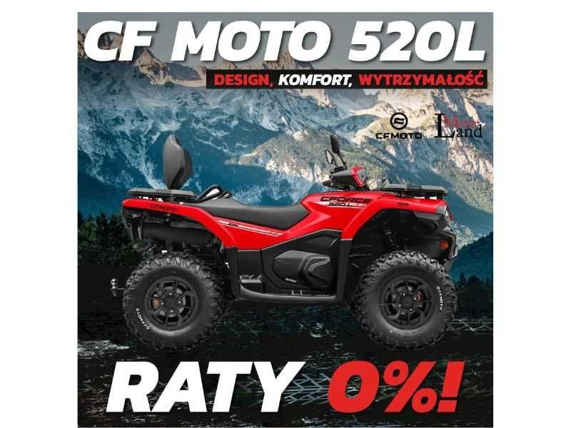 Quad CF Moto 520L EPS Pakiet zima  Raty0%/Leasing/Transport Motor-Land