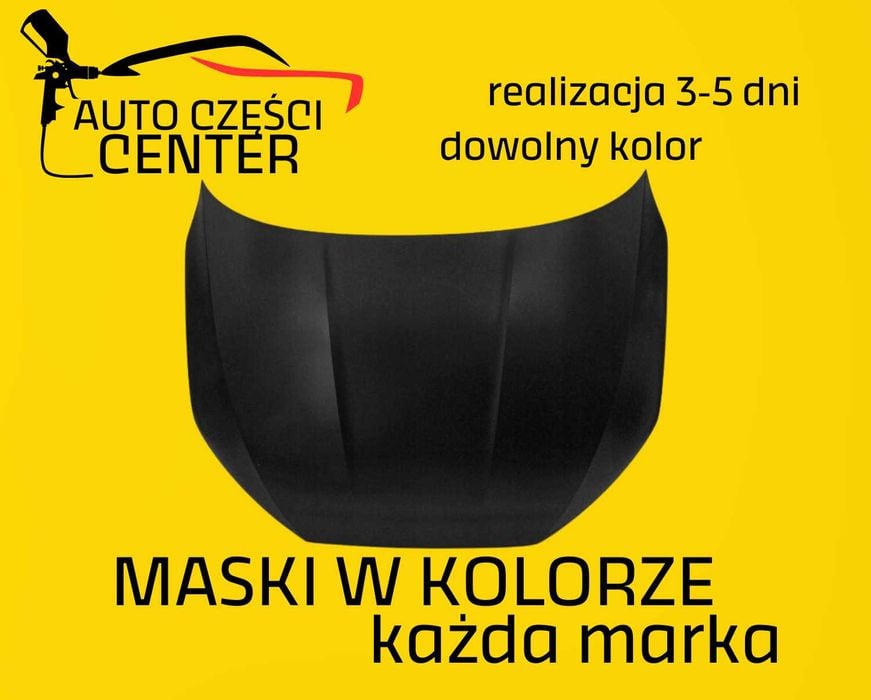 NOWA MASKA, pokrywa - KAŻDY kolor i auto - wysyłka - Jakość SERWISOWA