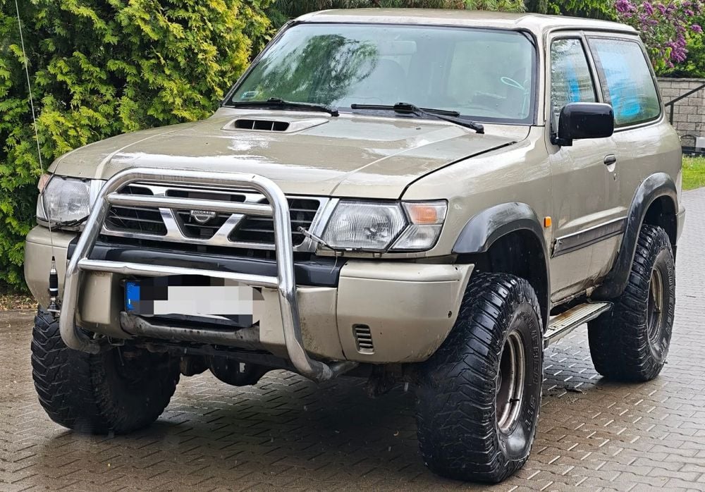NISSAN PATROL Y61 3.0DI 2001r Lift, Pali i jeździ, Pordzewiały!