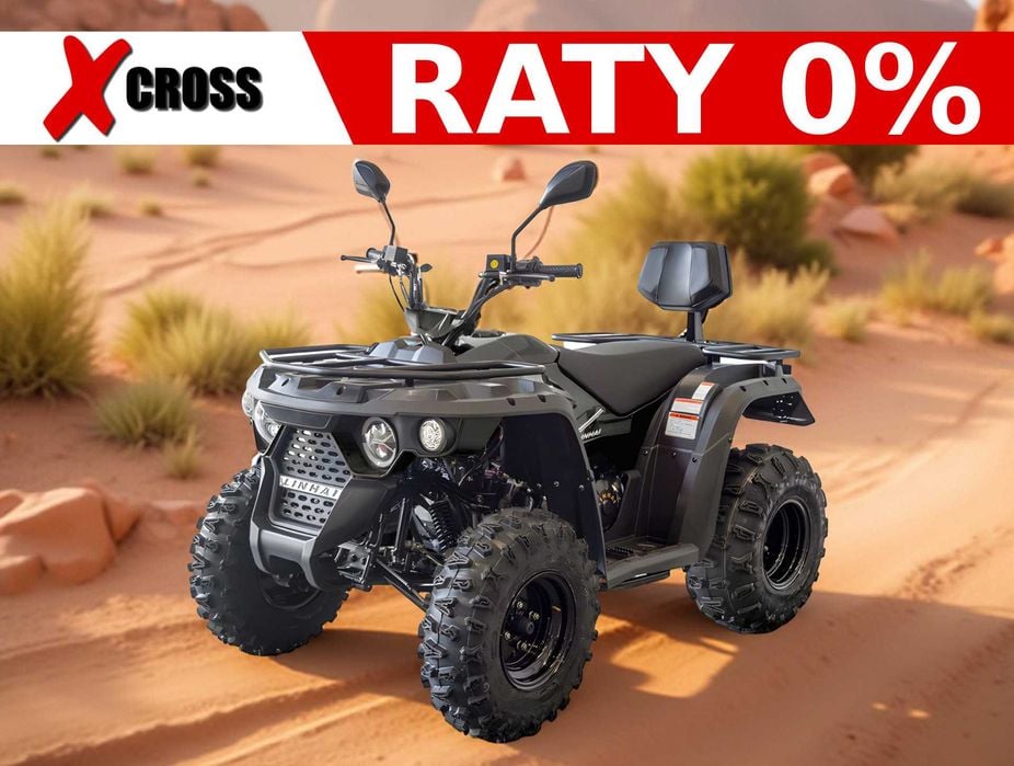 Quad 200 Linhai M210 T3b EFI Homologacja 2 osoby ATV Raty Dowóz