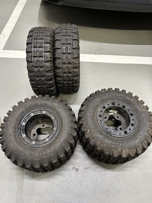 Komplet opon kół quad Yamaha Raptor Can am DS 450 18x10-8 20x6-10