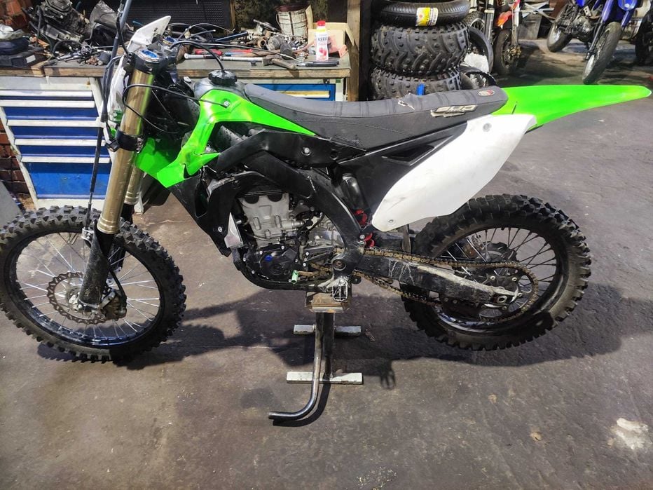 Wszystkie Części Kawasaki KXF 450 Sprawny 2012 Silnik Zawieszenie Koła