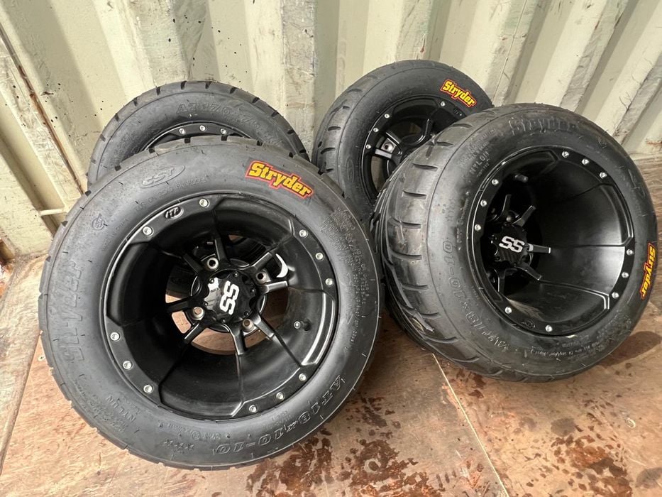 Komplet kol felgi opony cst stryder ITP SSA 10 cali  Yamaha raptor yfz