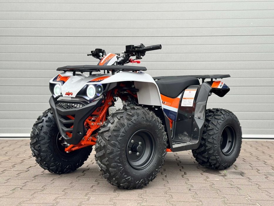 Quad Kayo AU125, LED, Angel Eyes, Licznik, Mały, Dla Początkujących,