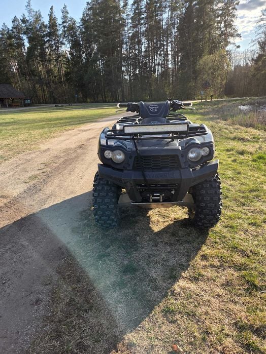 Kawasaki Brute Force 750. Zarejestrowany