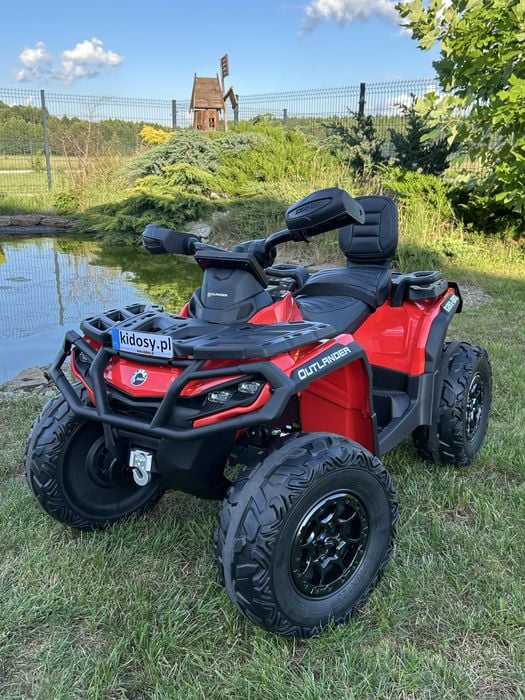 Quad na akumulator Can-Am 24V Outlander ATV 4x200W Miękkie koła