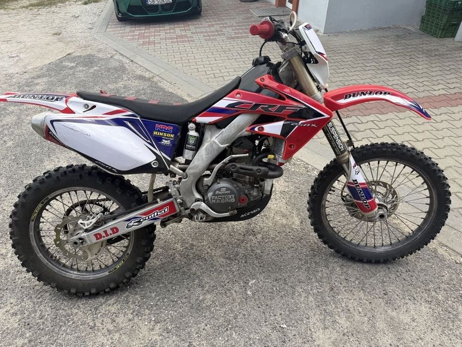 Honda CRF 250X zarejestrowany ubespieczony