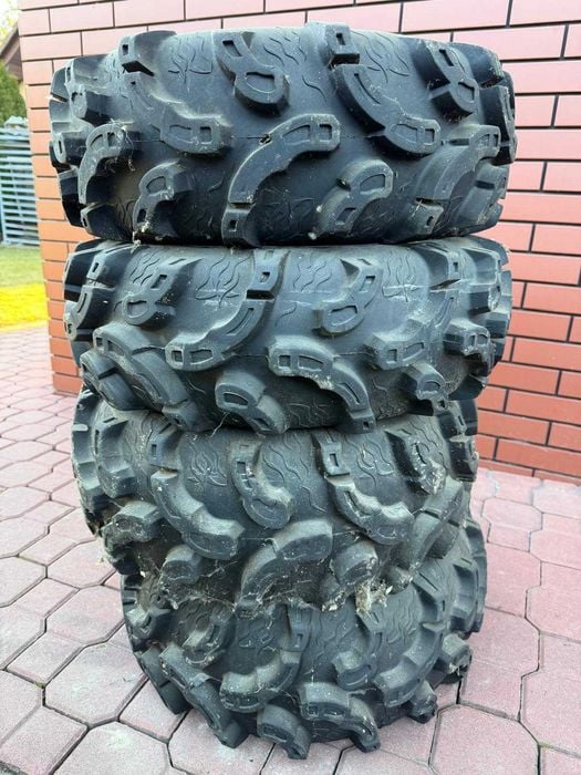 Koła 4szt do quada opony Wanda AT25 felgi aluminium Honda Rincon 680