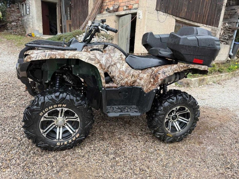 Quad Yamaha Grizzly 450 – 2013, khaki, w pełni sprawny