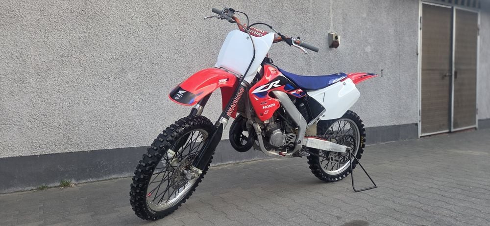 Honda Cr 125 rok 2001 Super Stan tłok selekcja B Okleina Blackbird Dep Pipes V-force