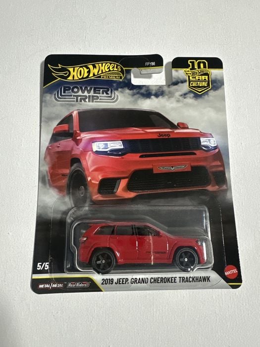 Hot wheels premium 2019 jeep grand cherokee trackhawk power trip