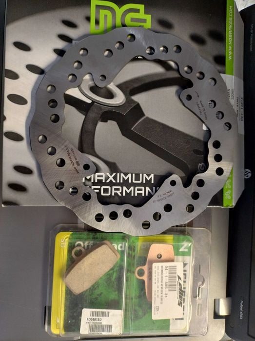 KTM SX 85 tarcza + klocki tył freeride 250/350