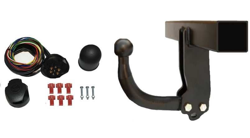 HAK Holowniczy do Suzuki Jimny + WIĄZKA 7 PIN od 1998 do 2018