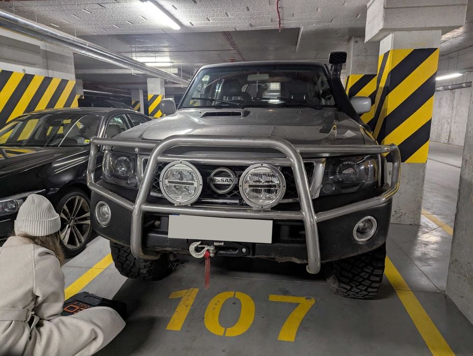 Nissan Patrol Y61 GU4 Zderzak rurowy przedni - Kangur