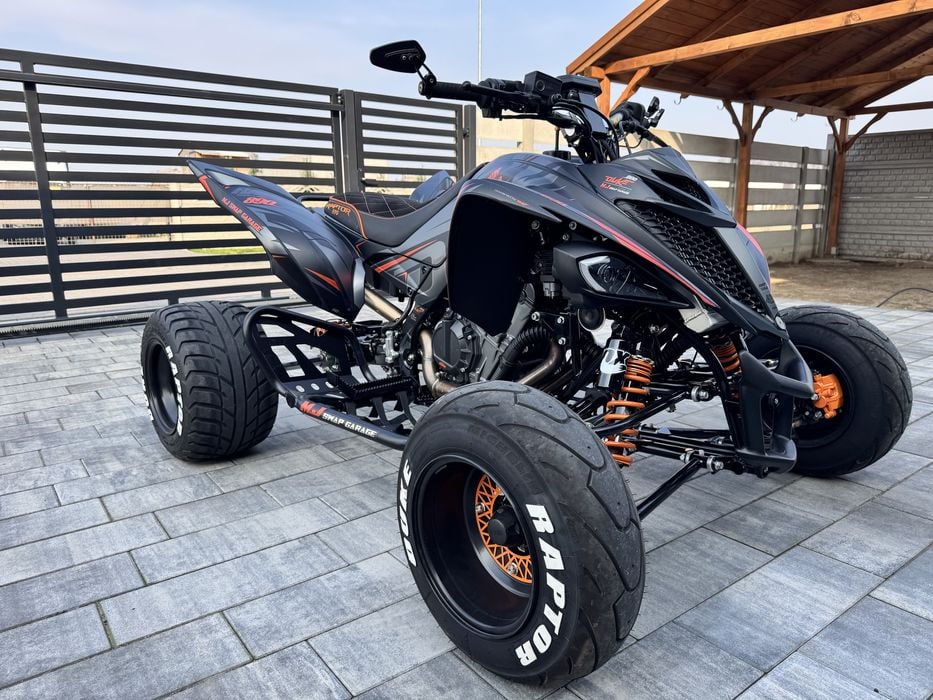 Yamaha Raptor swap ktm duke 890r 125 km