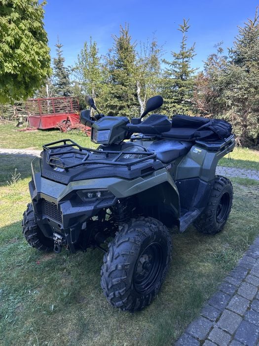 POLARIS SPORTSMAN 570 EPS 2023r Zarejestrowany Led wyciągarka kufer 4x4 wspomaganie