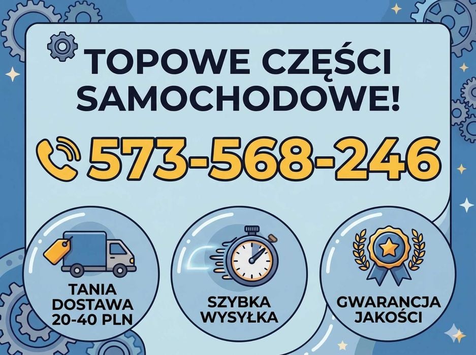Części samochodowe - Infolinia 24/7 wszystkie marki, 1 mln indeksów