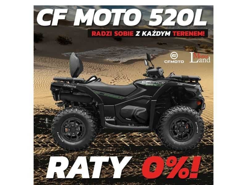 Quad CF Moto 520L Pakiet zima  Raty/Leasing/Transport MOTOR-LAND