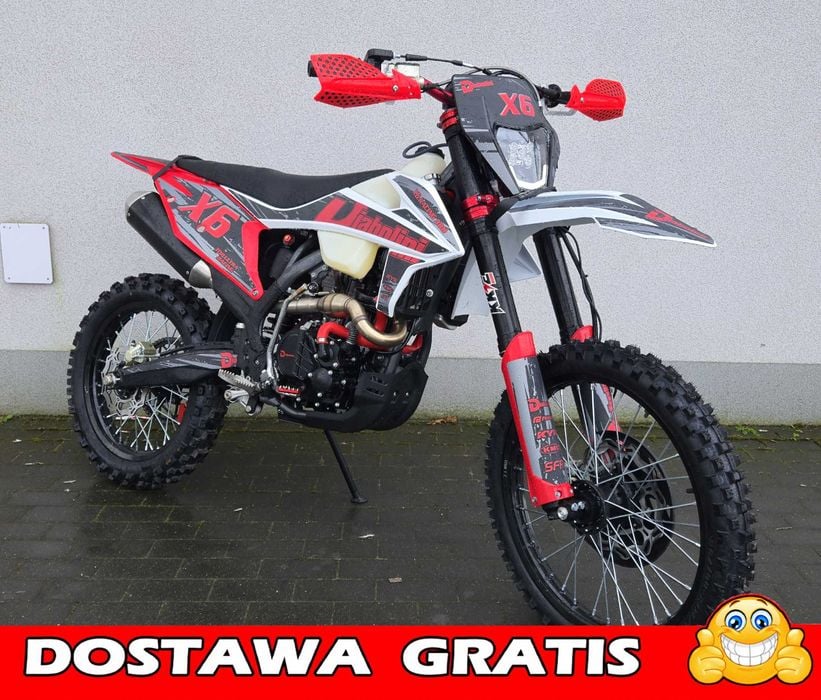 Cross Dirt Bike Diabolini X6 300cc Ciecz Gratisy, Raty, Transport