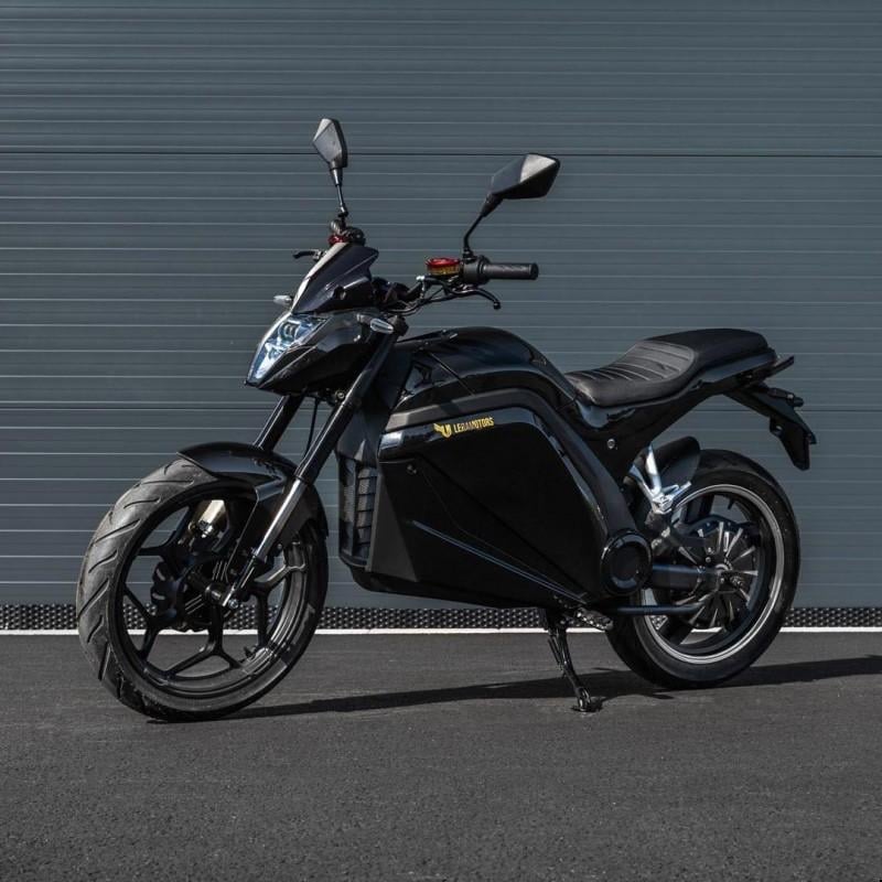 Elektrická motorka Leramotors Lancaster 3000W, černá