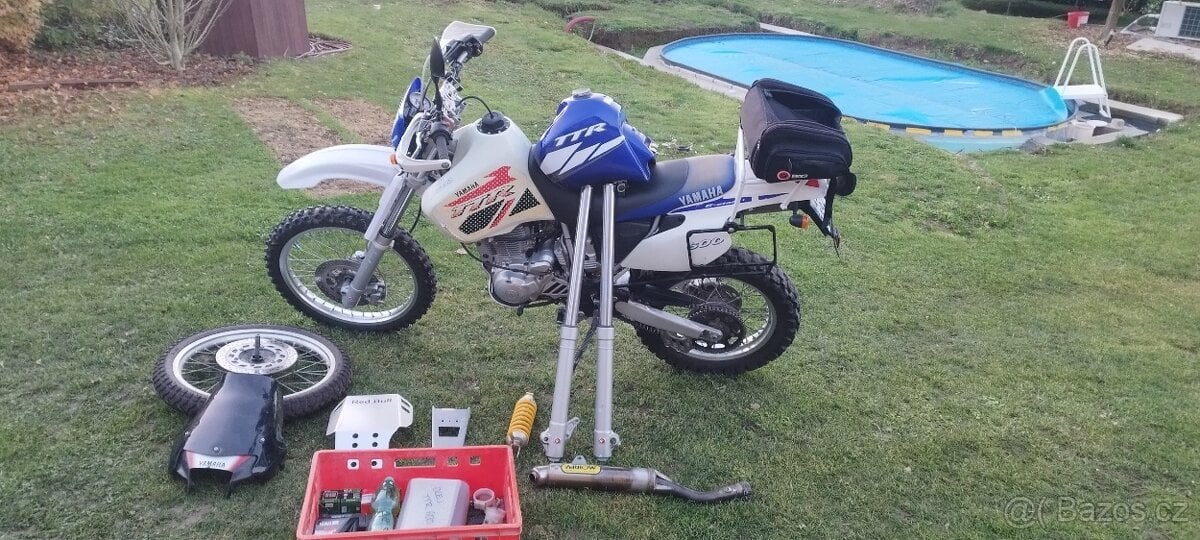 Yamaha TTRE , Yamaha TT , Yamaha TTR , podvozek TTR