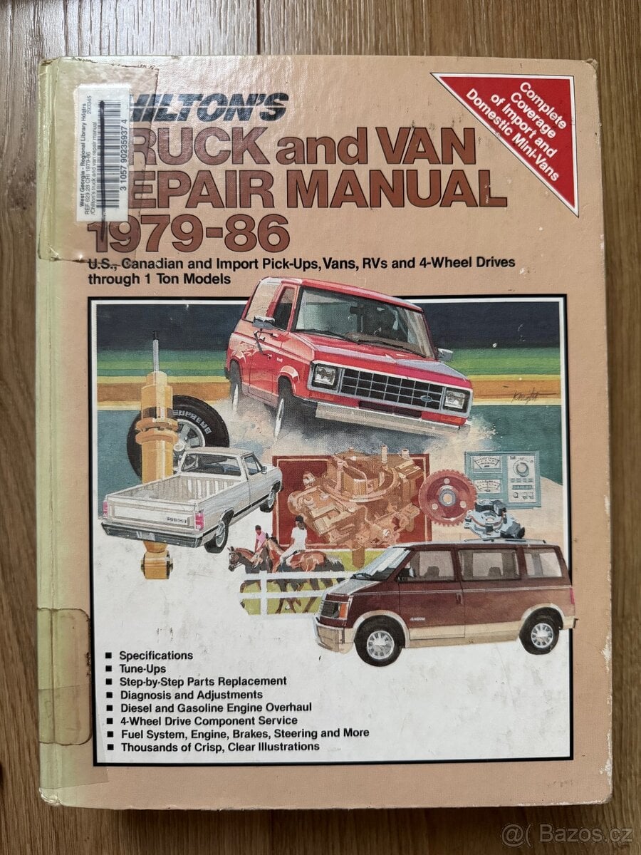 Montážní manual na všechny americké vany a trucky 1979-1986