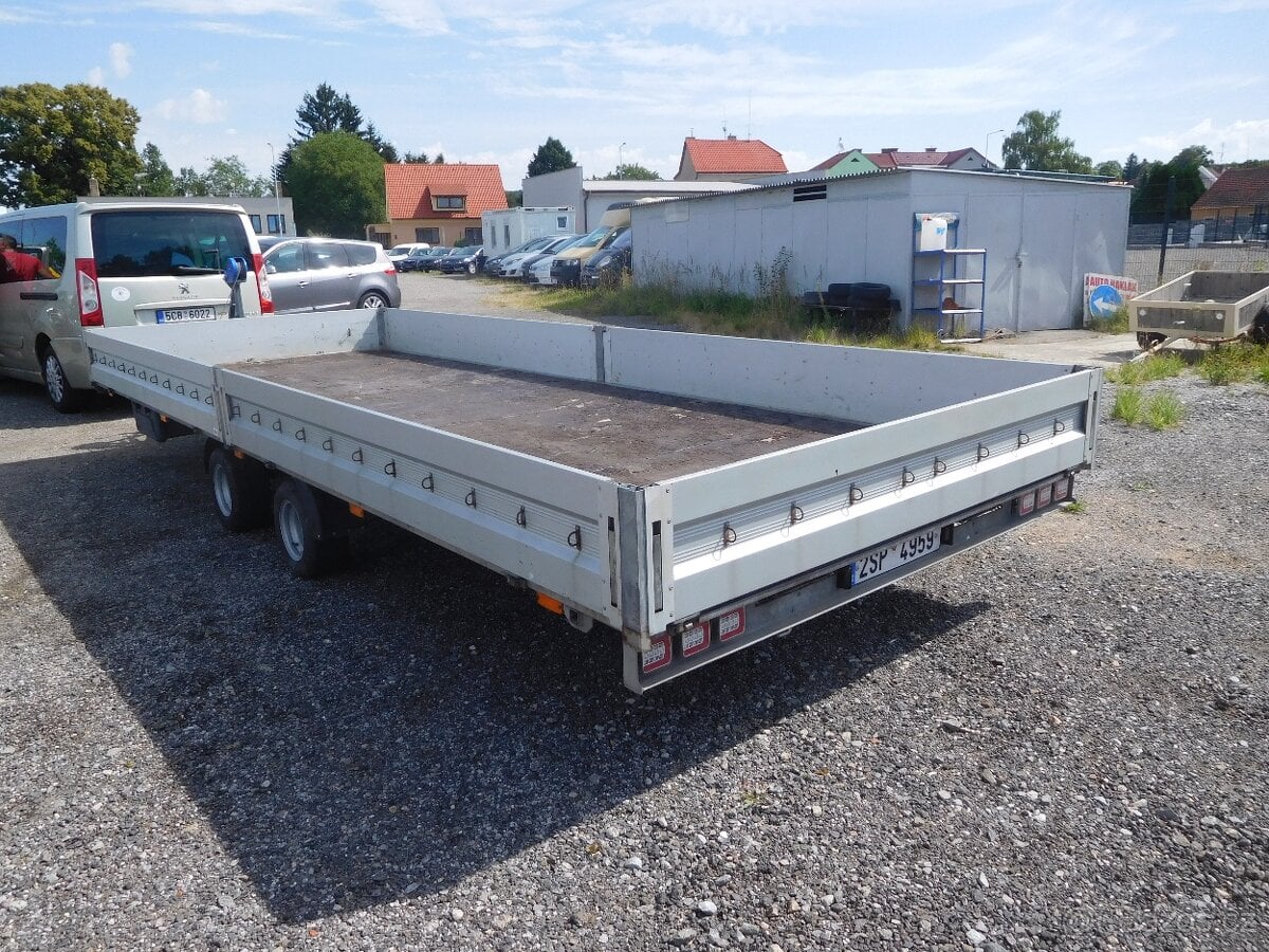 Přívěsný Vozík Nákladní Valníkový Dvouosý, Maro M 36, 30 D