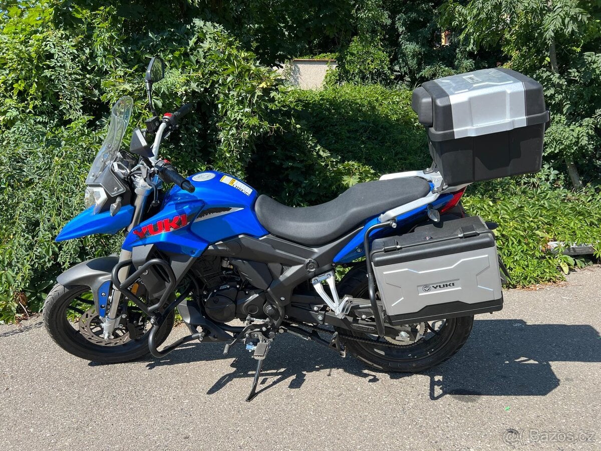Prodám Yuki 125i XTR II (2021) – Top stav, servisní kniha