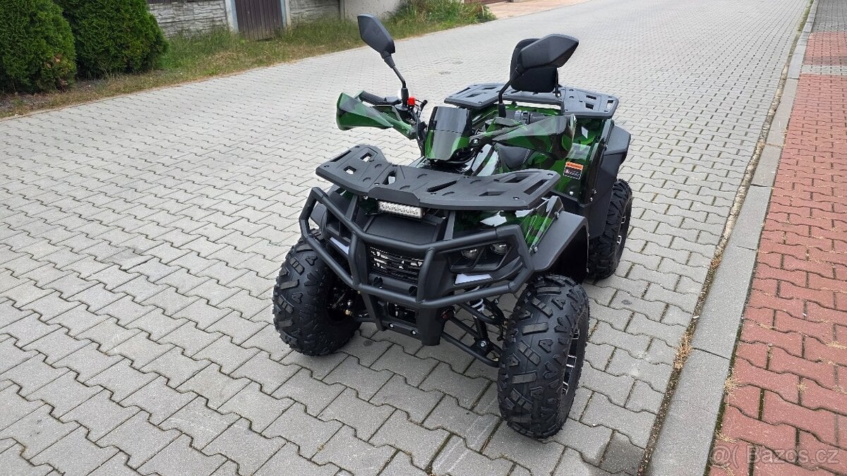 Dětská čtyřtaktní čtyřkolka MiniRocket RockRider Deluxe 150c