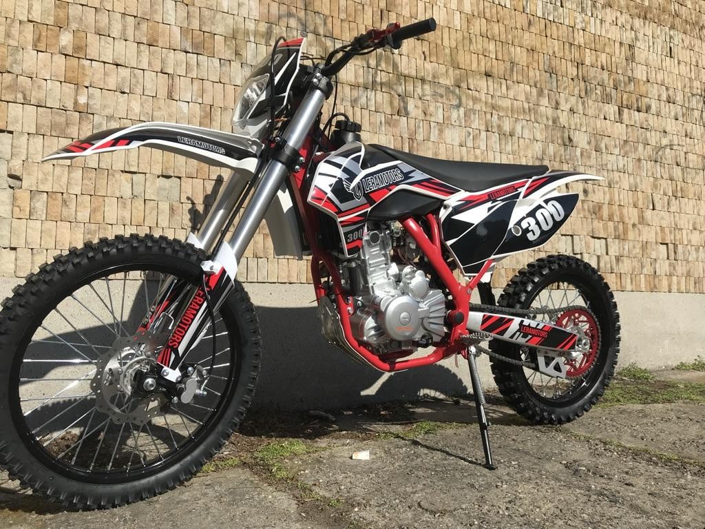 Pitbike Leramotors Killer PRO 300ccm, červený, vodník